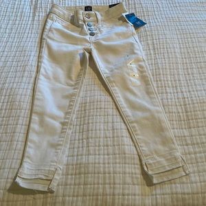 Girls NWT Gap Kids White Jeans